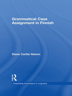 cover image of Grammatical Case Assignment in Finnish
